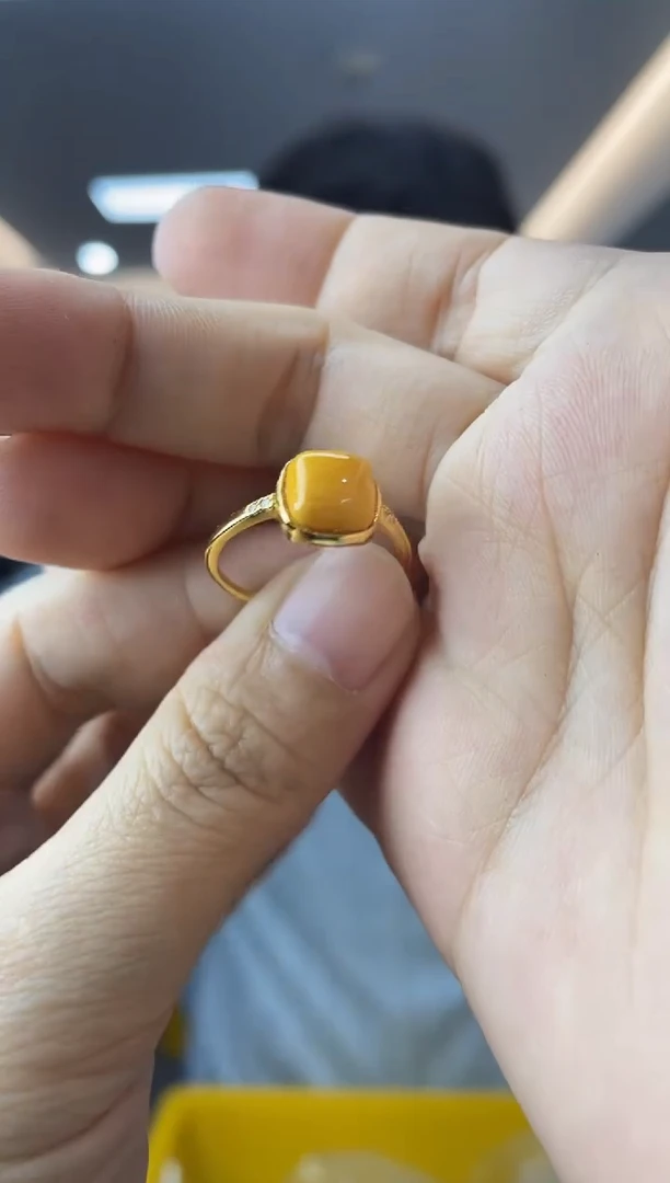 【闪购商品】蜜蜡裸石银S925镶嵌多样性一件发货