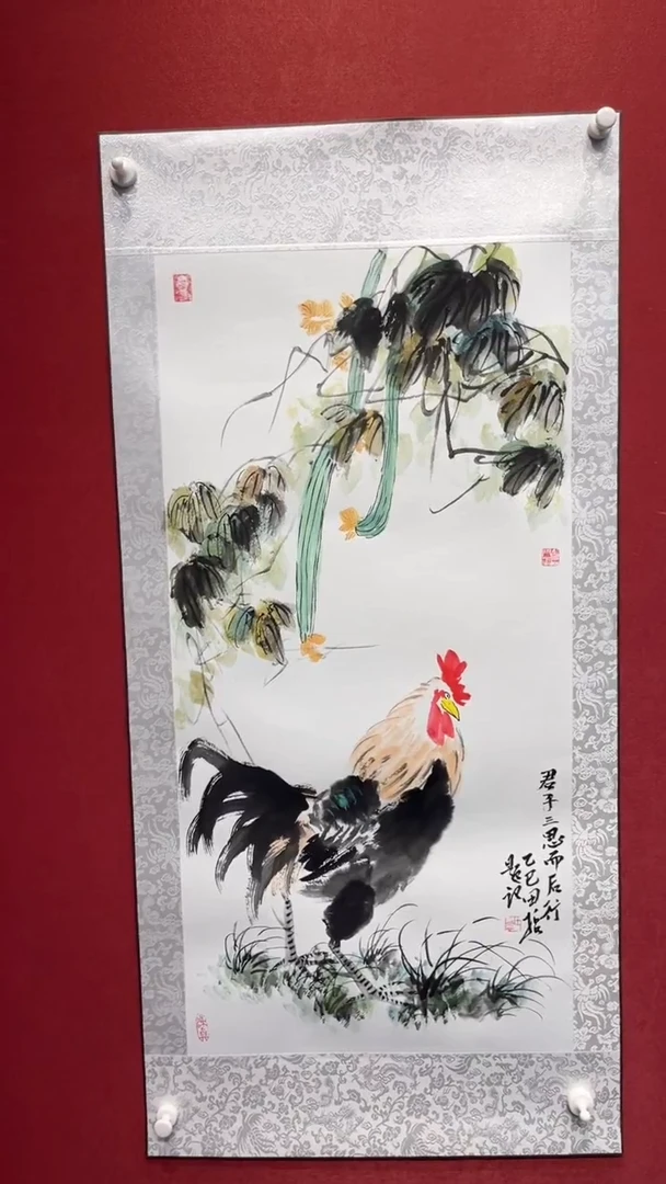 国画老师现场创作  1