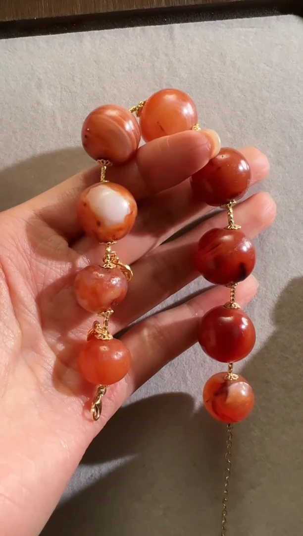 【闪购商品】玛瑙/玉髓手串未镶嵌手串