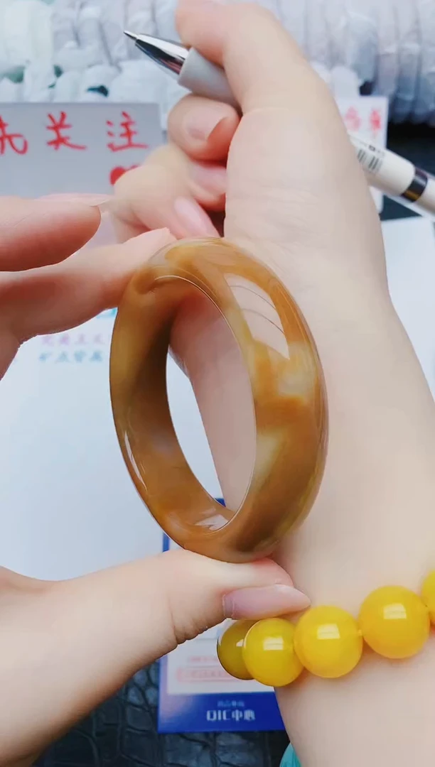 未镶嵌手镯石英质玉x128+55-56