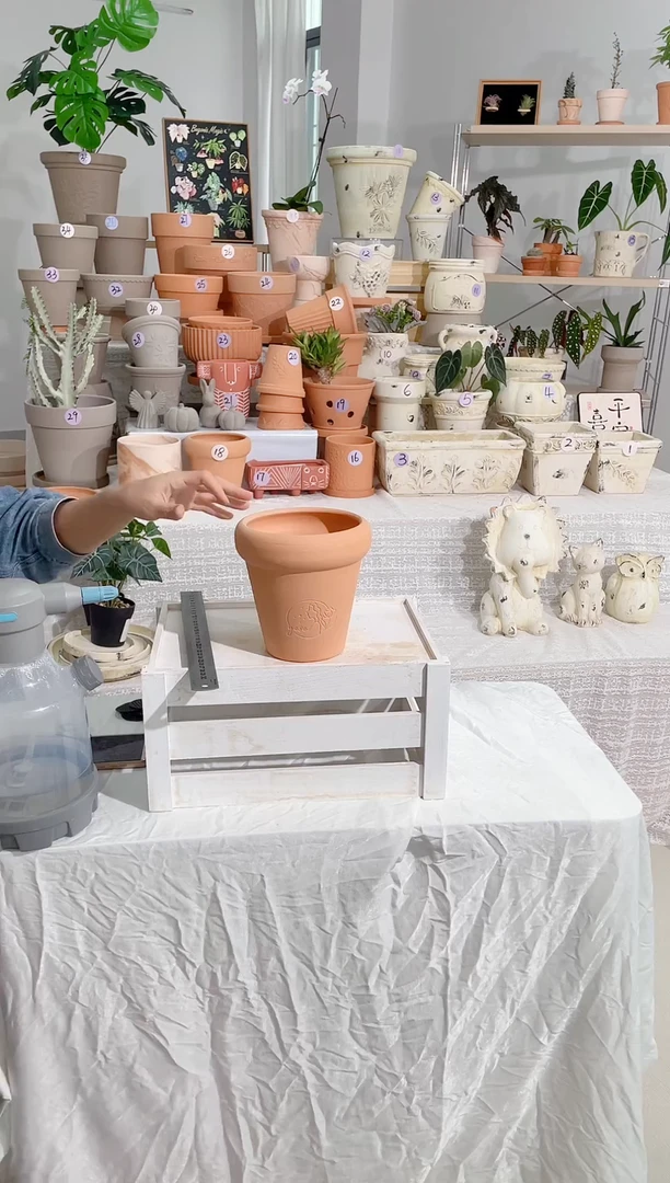 【闪购商品】陶1个红陶草莓女孩口径15*15无托