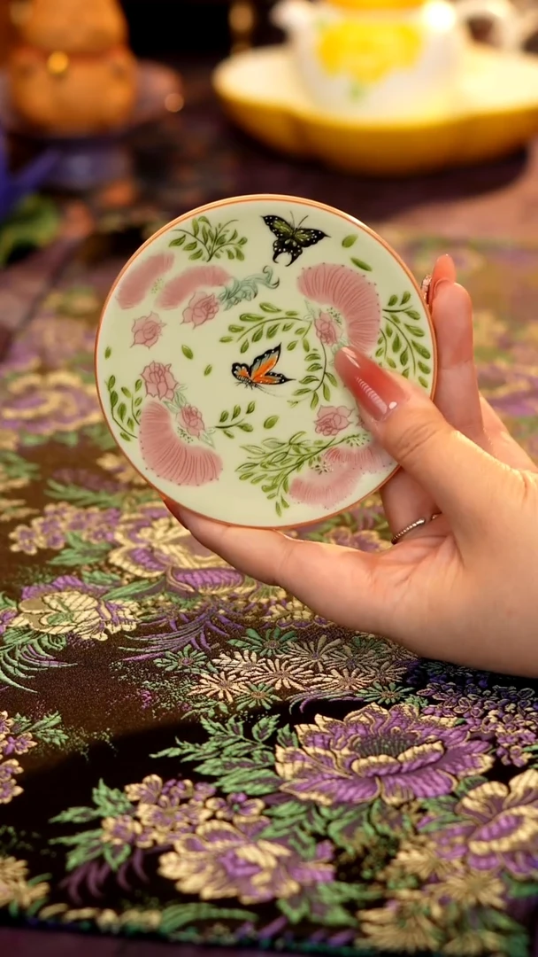 合欢花杯托·········