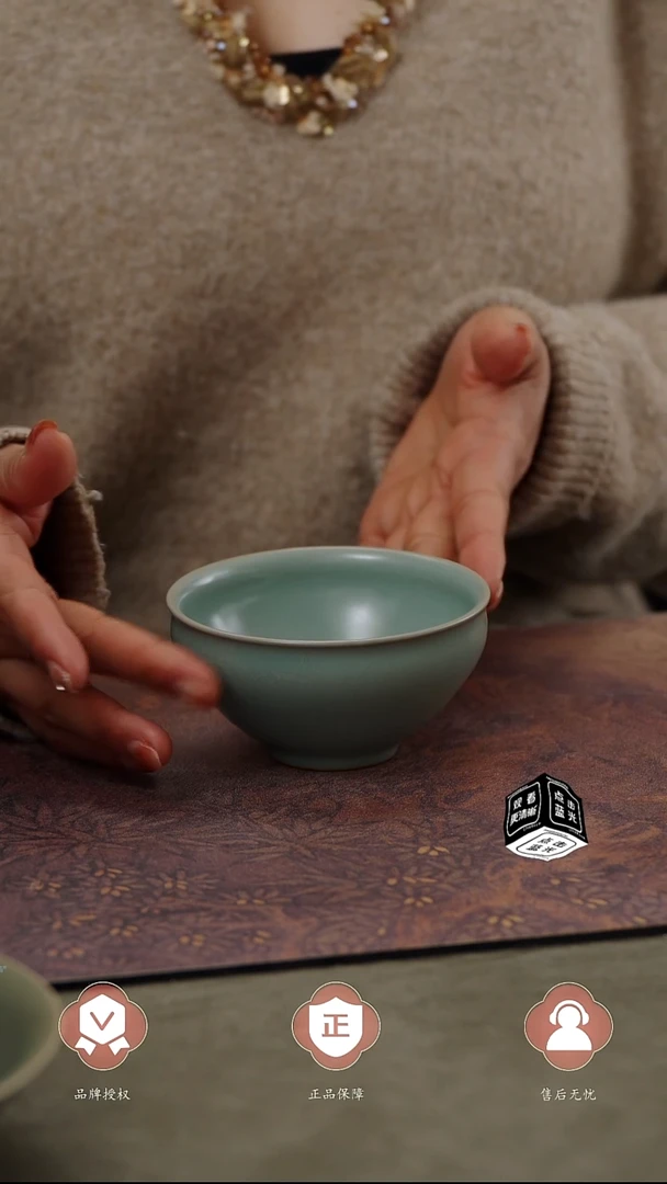 【闪购商品】杯国非遗大师王君子章款束口盏杯