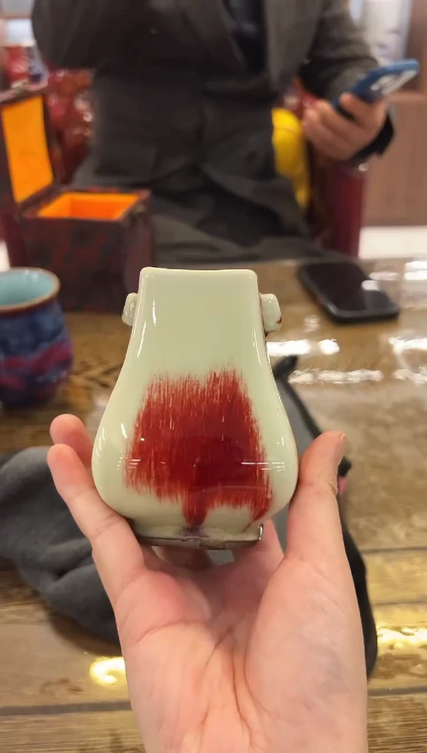 瓷片028有老师钧瓷