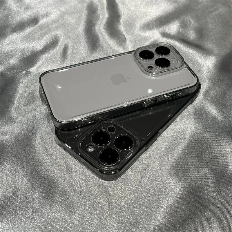BANCA简约高级透明适用苹果16promax手机壳iphone15/14/13/12软套