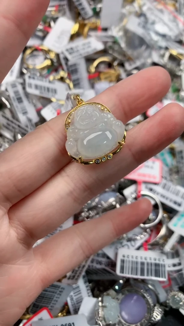 银S925镶嵌戒指翡翠18    5