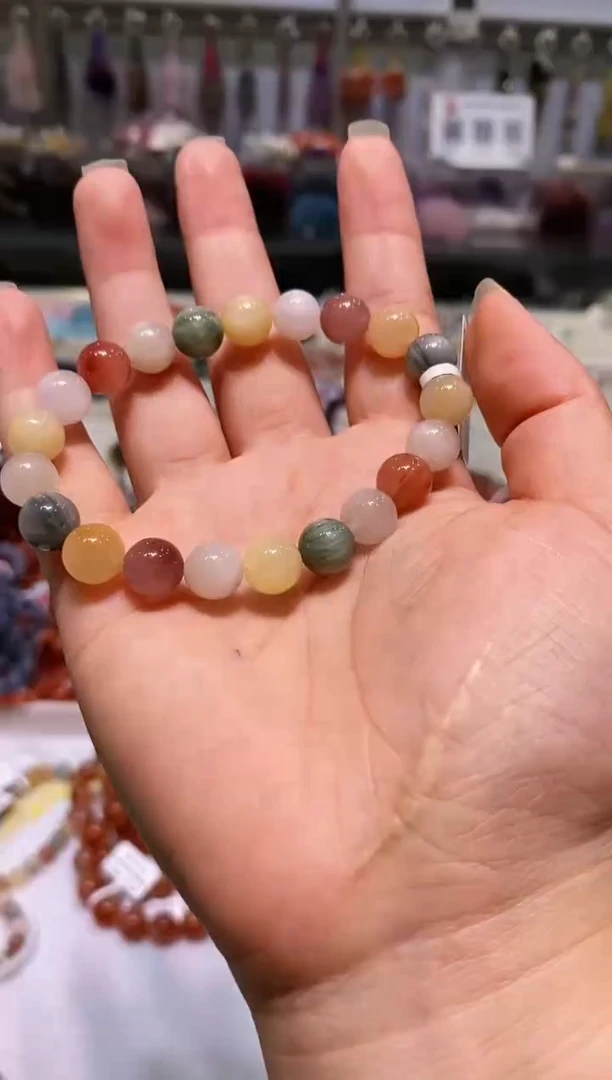 未镶嵌手串水晶多样性发其一兔毛9+