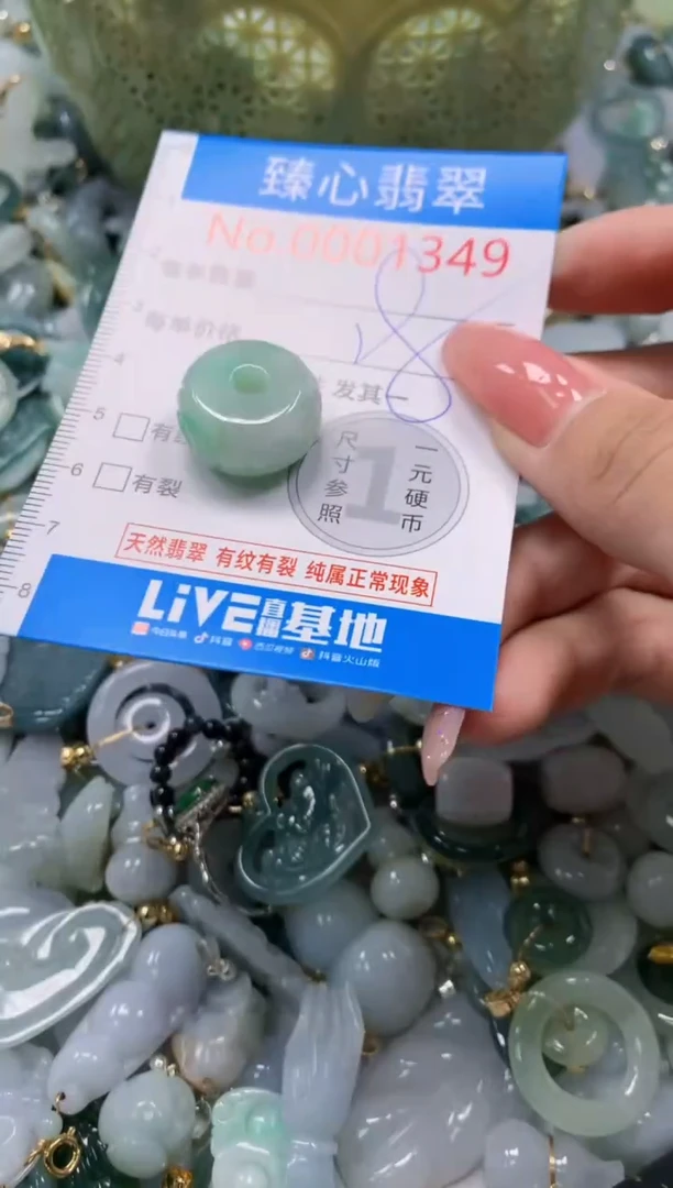 翡翠未镶嵌颈饰1349