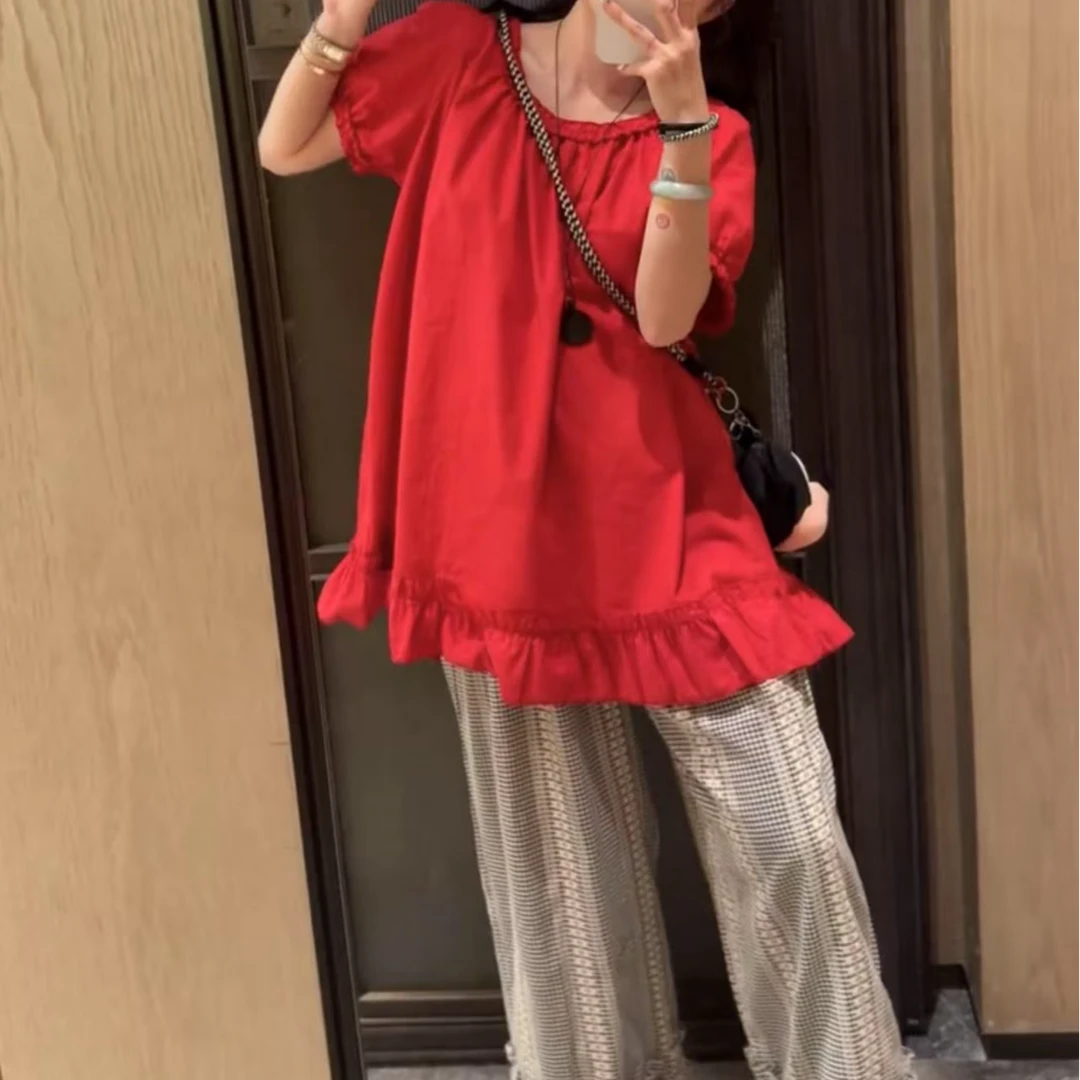 无运险【JIAXUPANG】花边上衣