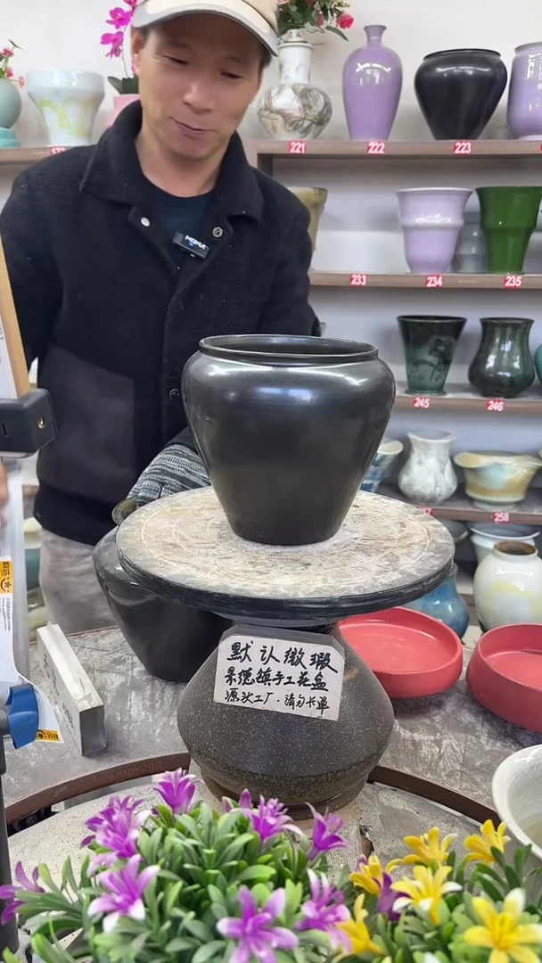 12-15-高17口15瑕-花盆