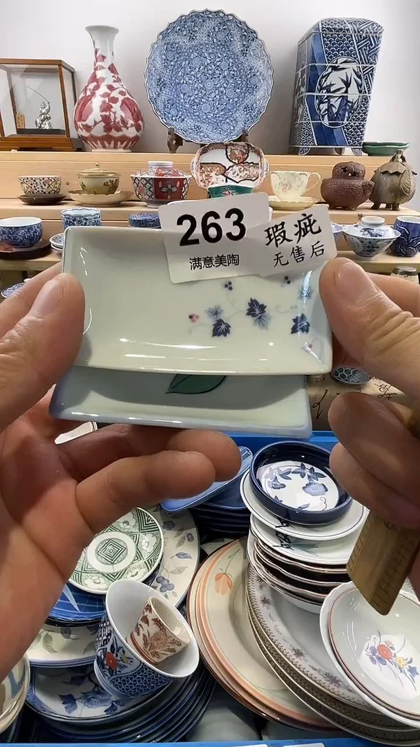 瓷片瑕疵不退不换B263