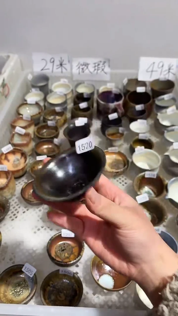 摆件陶景德镇柴烧茶具@@1502