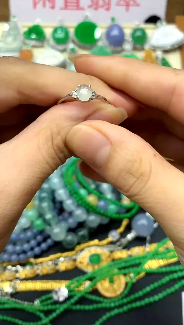 翡翠戒指18K金镶嵌148-中国好珍宝