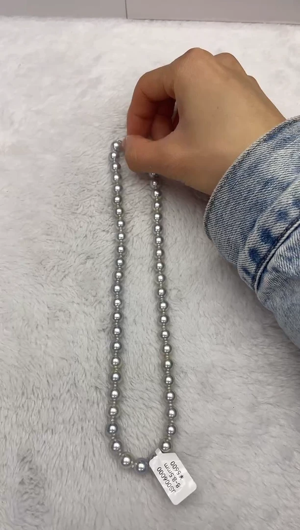 【闪购商品】海水珍珠颈饰未镶嵌AK真多麻8-8.5mm（多样性发一）