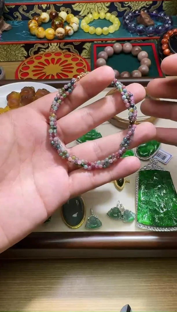 未镶嵌手链碧玺多样性发一件 650