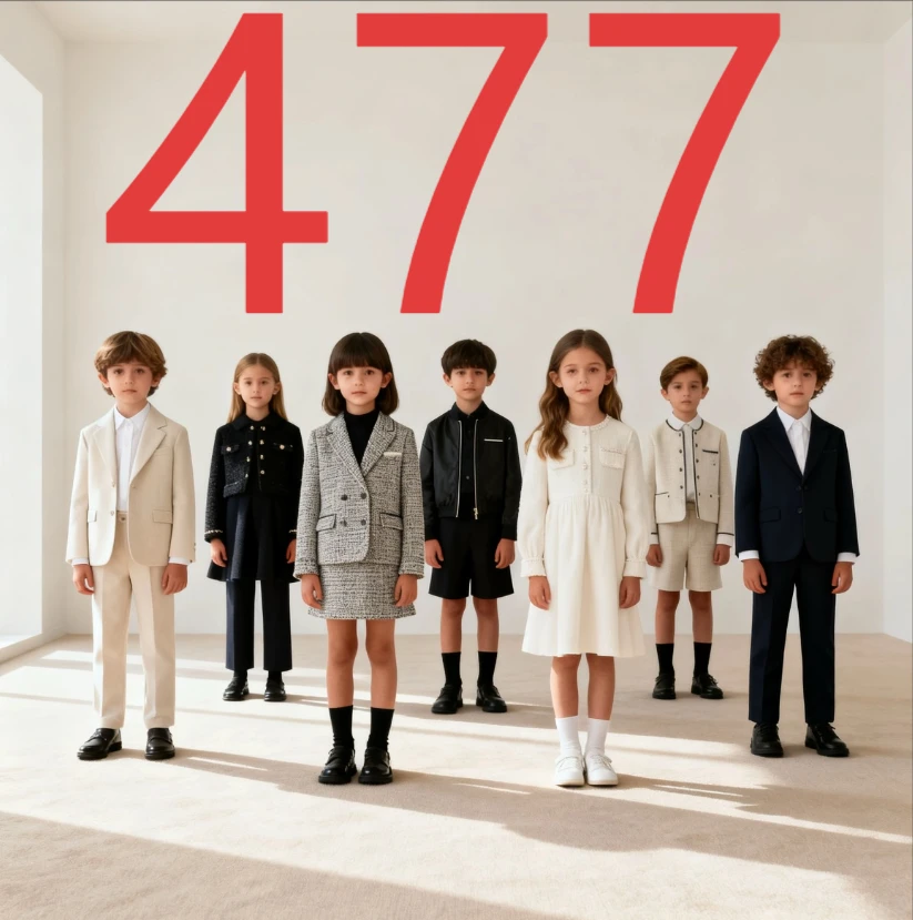AA 编码477 女童2025童装冬季新款时尚加绒卫衣YMR4ZE301