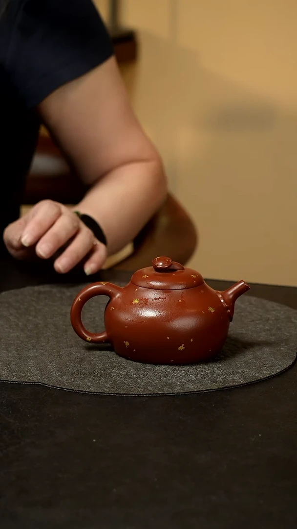 茶壶紫砂朱泥大红袍紫砂壶