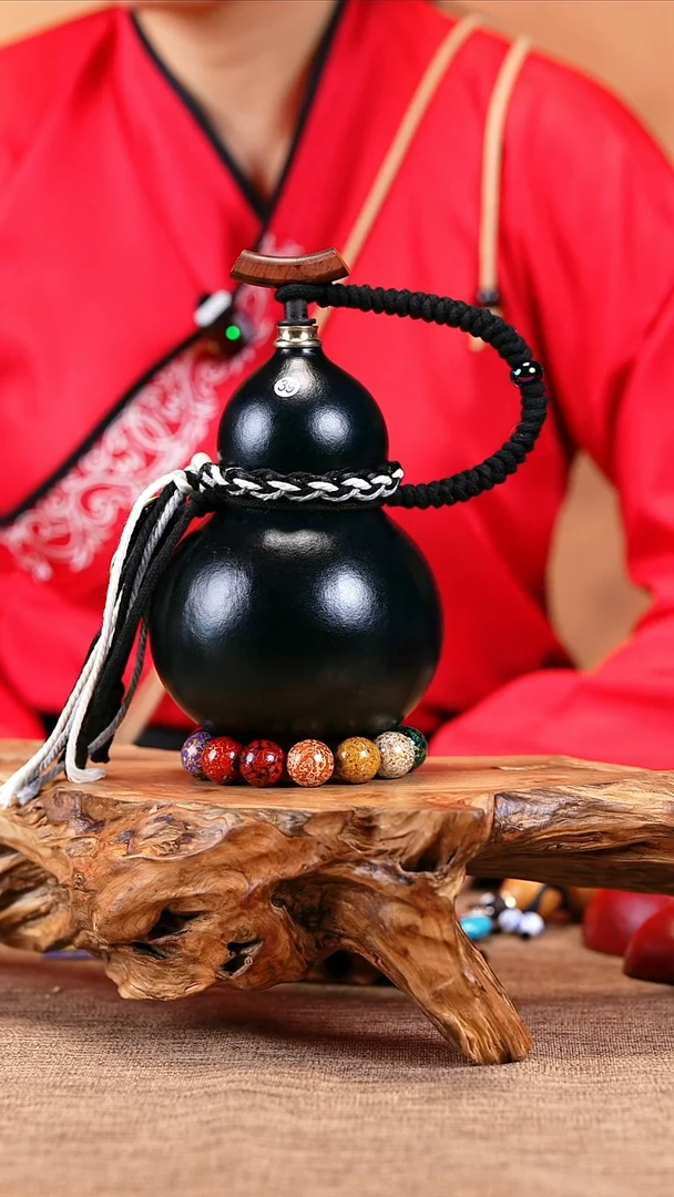 【闪购商品】39—光岳葫天然大漆酒葫芦不含漆珠