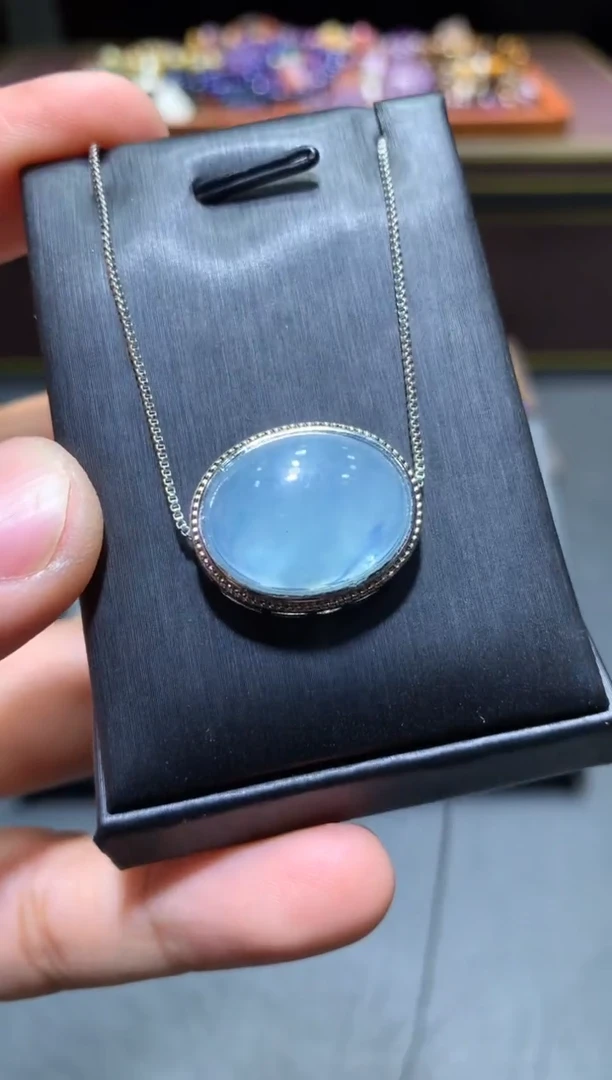 【闪购商品】海蓝宝石颈饰未镶嵌L112【多样性发其一】