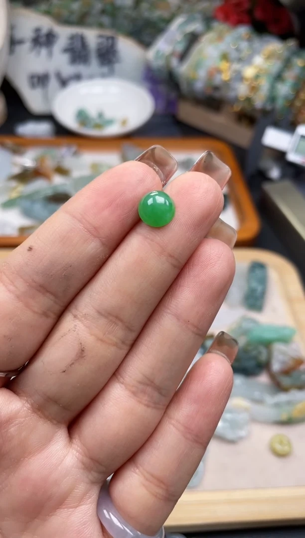 配石翡翠可*天然翡翠34