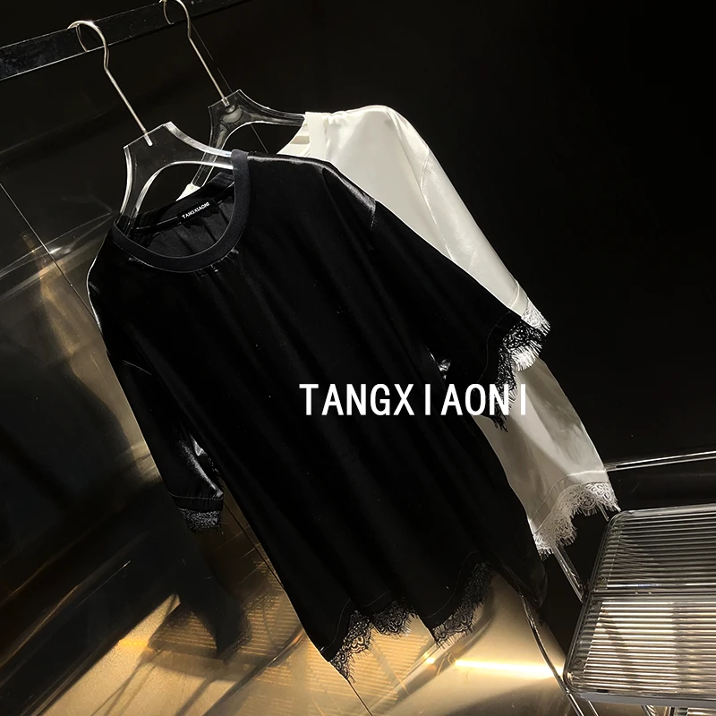 订单出【睫毛弯弯】两色水溶黑白上衣