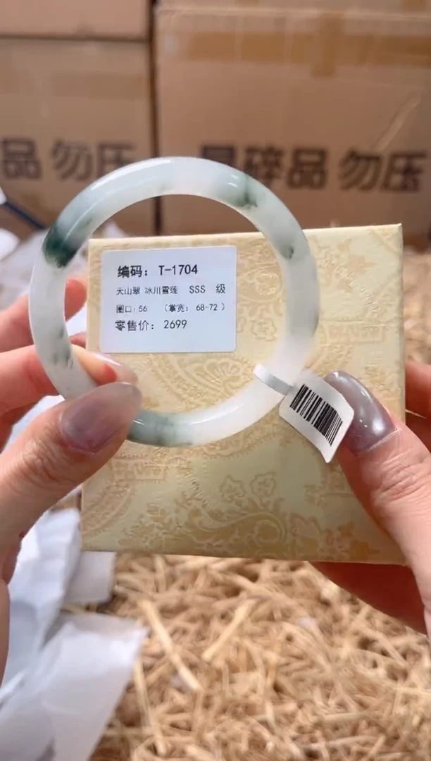 未镶嵌手镯石英质玉T-1704