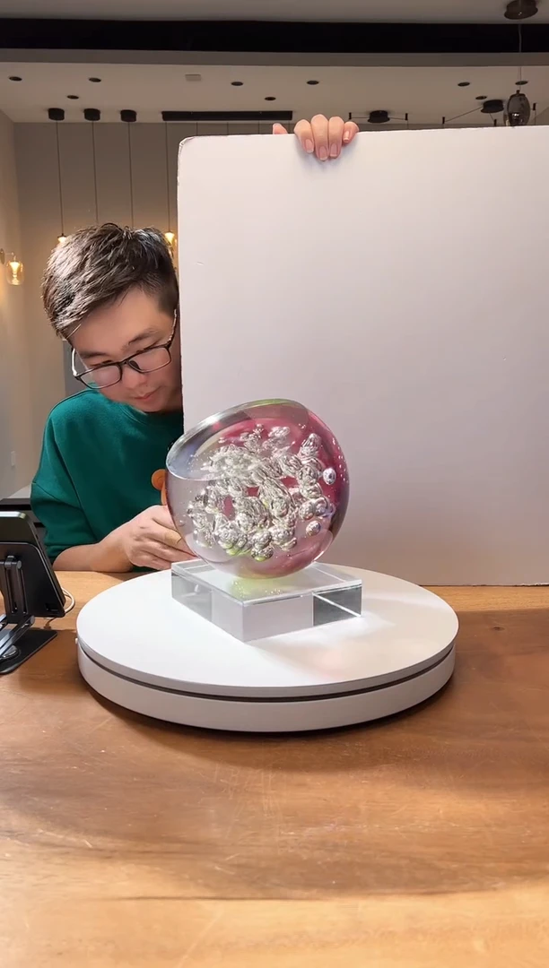 【闪购商品】茶宠巴比特美学 繁花+透明底座