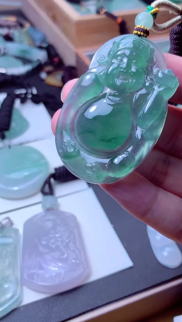 颈饰未镶嵌翡翠天然A货翡翠