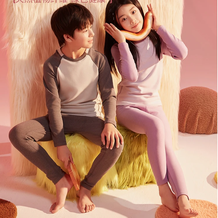 女童羊绒运动外穿儿童保暖套装
