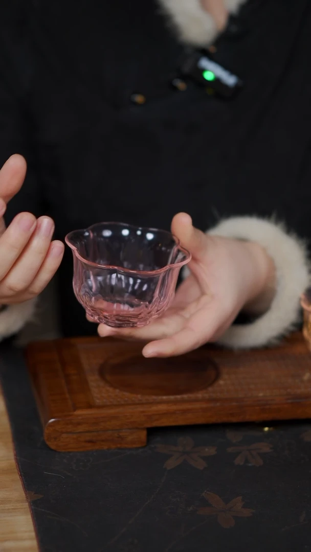 【闪购商品】粉色梅花主人杯