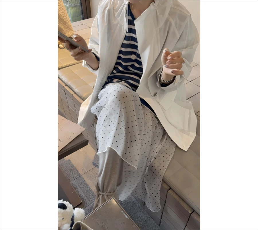 纱纱裙 I 春季新款经典百搭时尚波点纱裙*25SANY0021