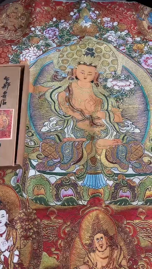 刺绣天天的唐卡tk160