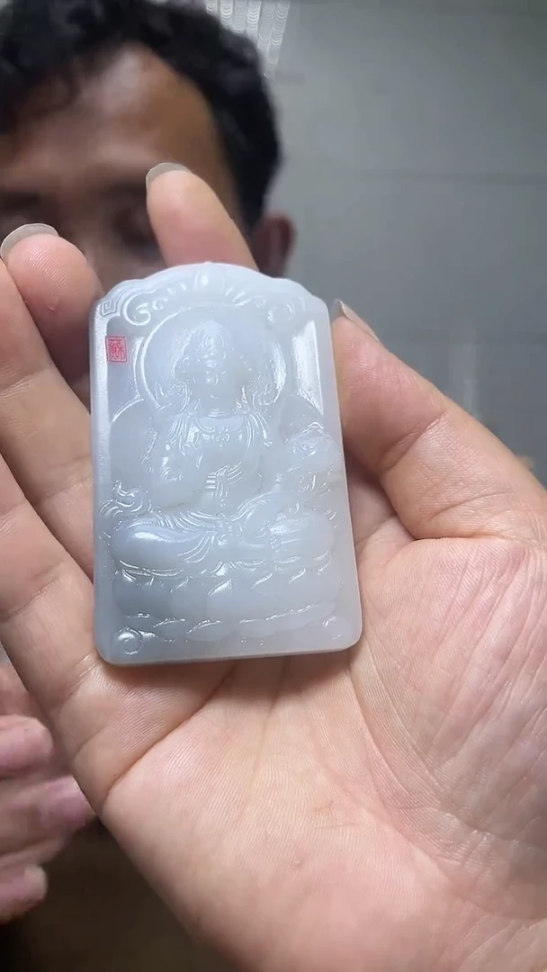 和田玉未镶嵌把件1
