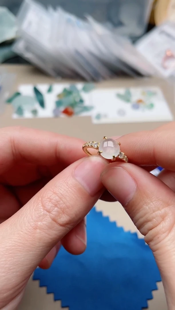 【闪购商品】翡翠戒指银S925镶嵌100000009