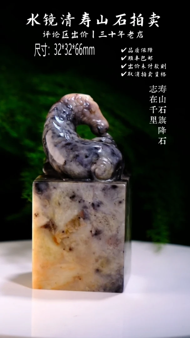 寿山石寿山石旗降石 志在千里
