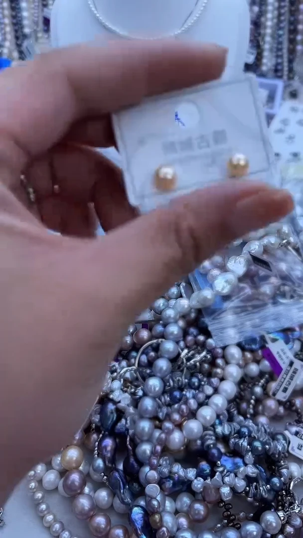 【闪购商品】淡水珍珠耳饰未镶嵌884