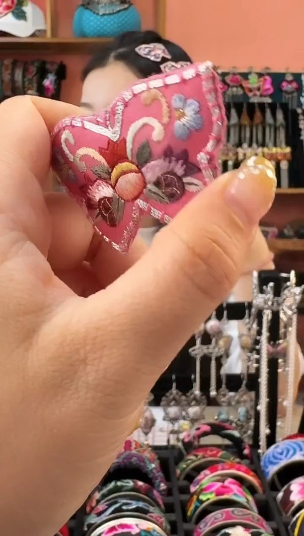 织绣拾***?艺枝独绣老绣饰品22