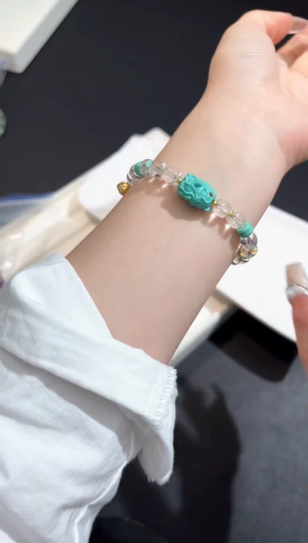 【闪购商品】水晶手串未镶嵌94U多样性发其一/1条默认微瑕