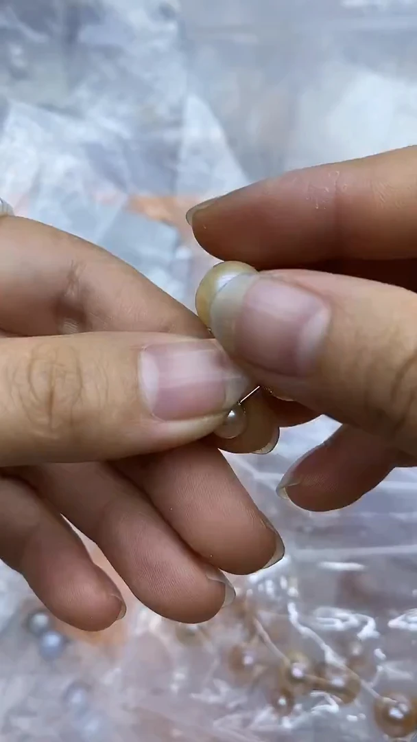 银S925镶嵌耳饰淡水珍珠耳环多样性发其一