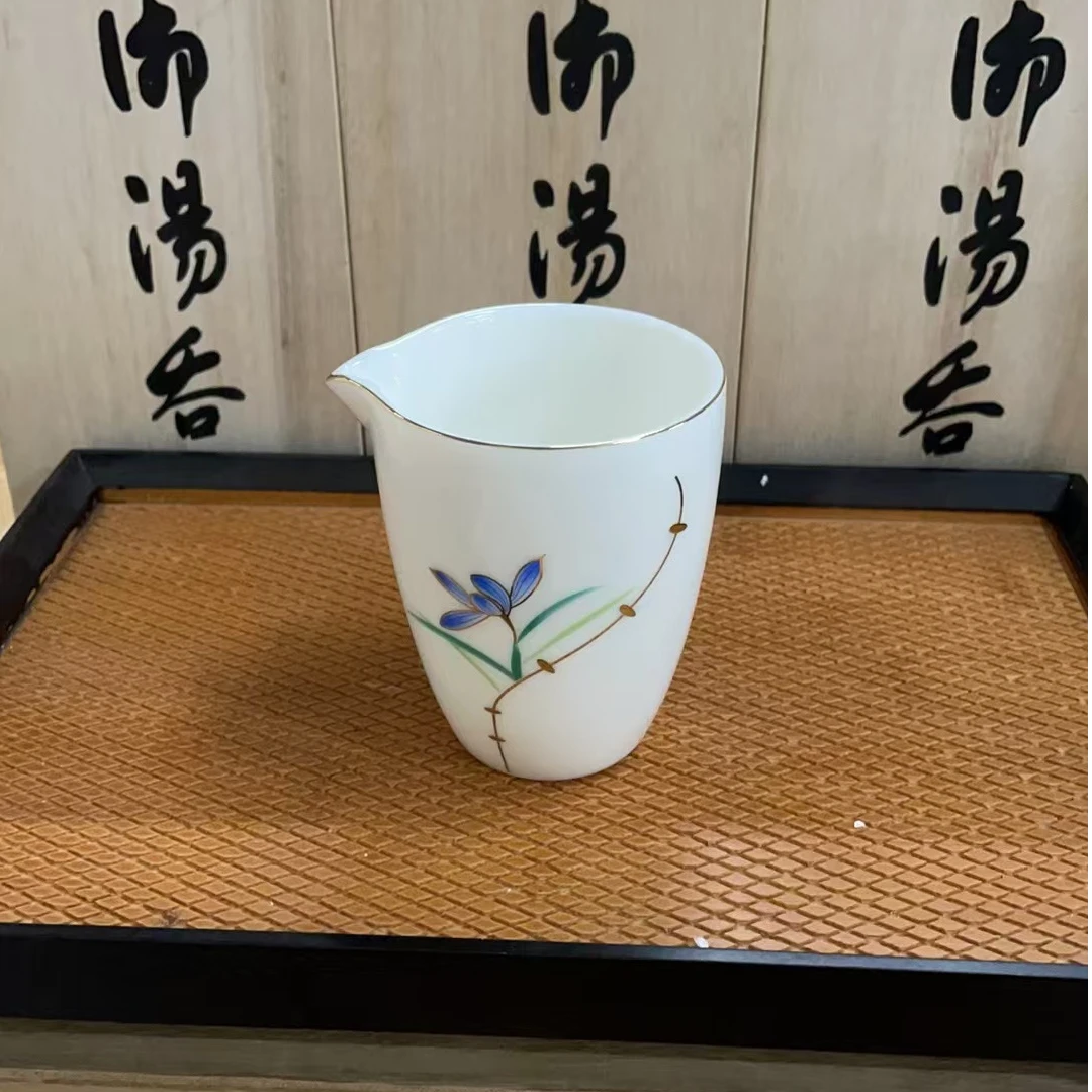 日式回流兰花公道杯