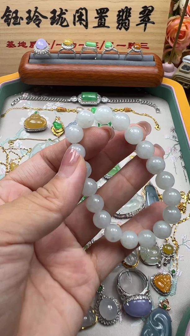 未镶嵌手链翡翠天然缅甸翡翠A货