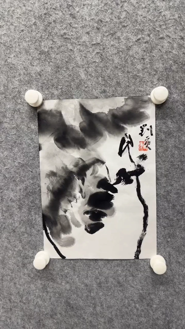 国画写意画花鸟画手绘