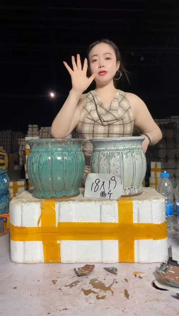 宜兴紫砂粗陶花盆18/19