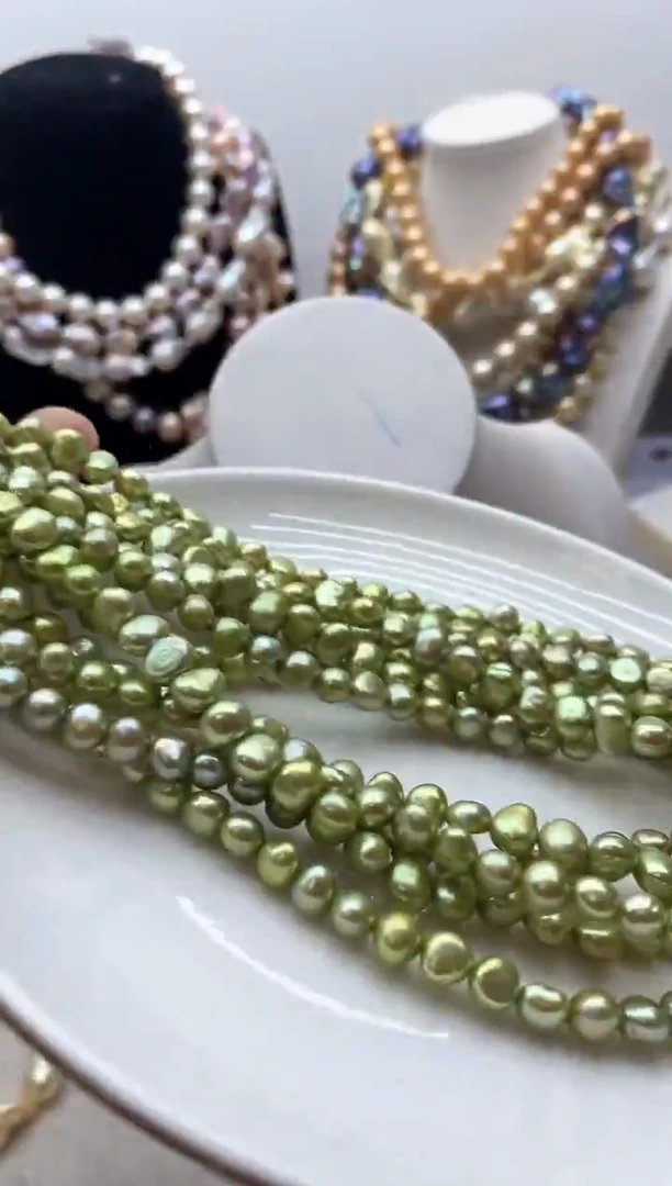 【闪购商品】淡水珍珠颈饰钛钢61