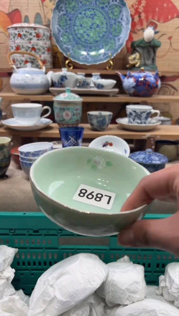 瓷片青**子瓷片------L898