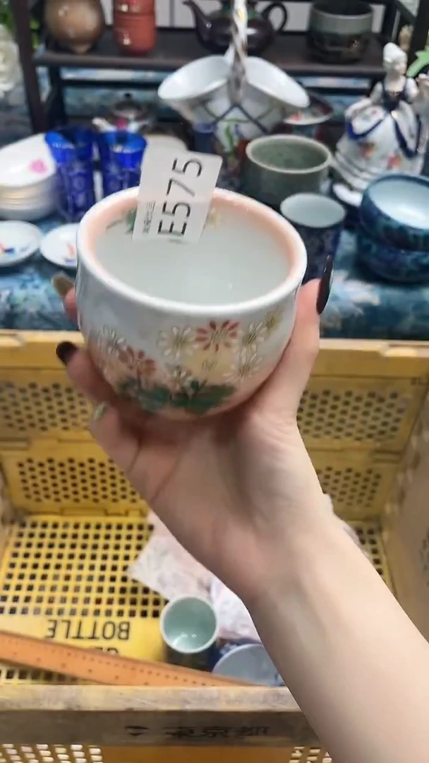 瓷片朱**士瑞瓷精美瓷器E575