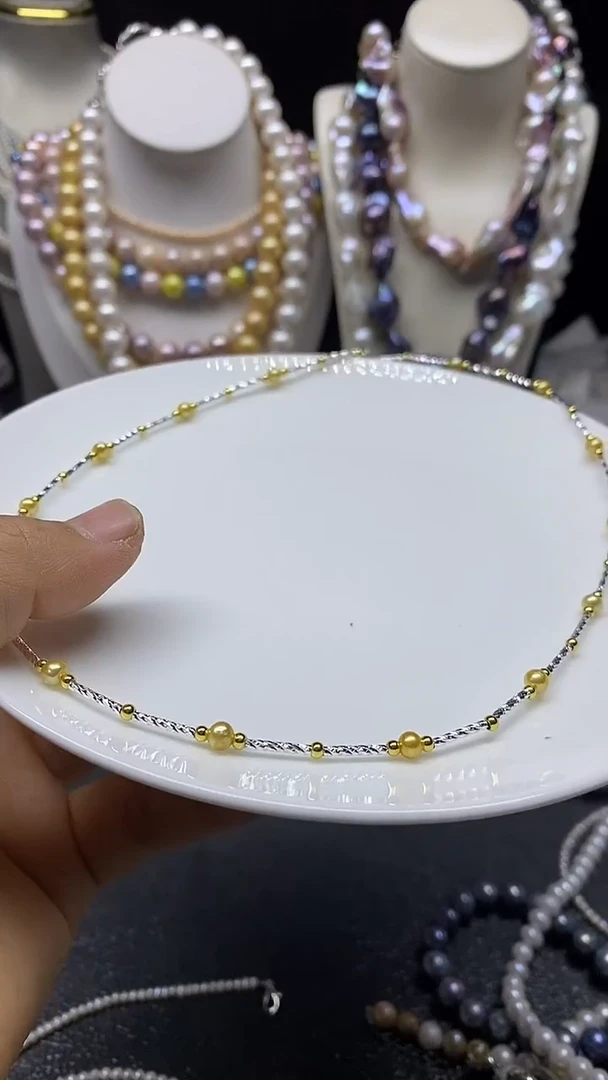 颈饰未镶嵌淡水珍珠多人
