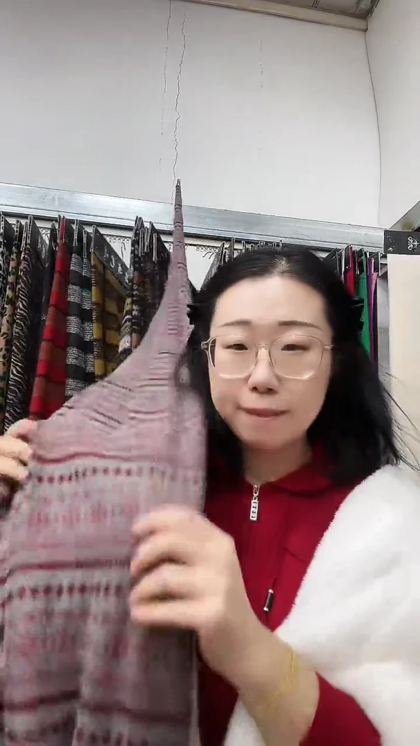 民族风安哥拉红雪花条2米