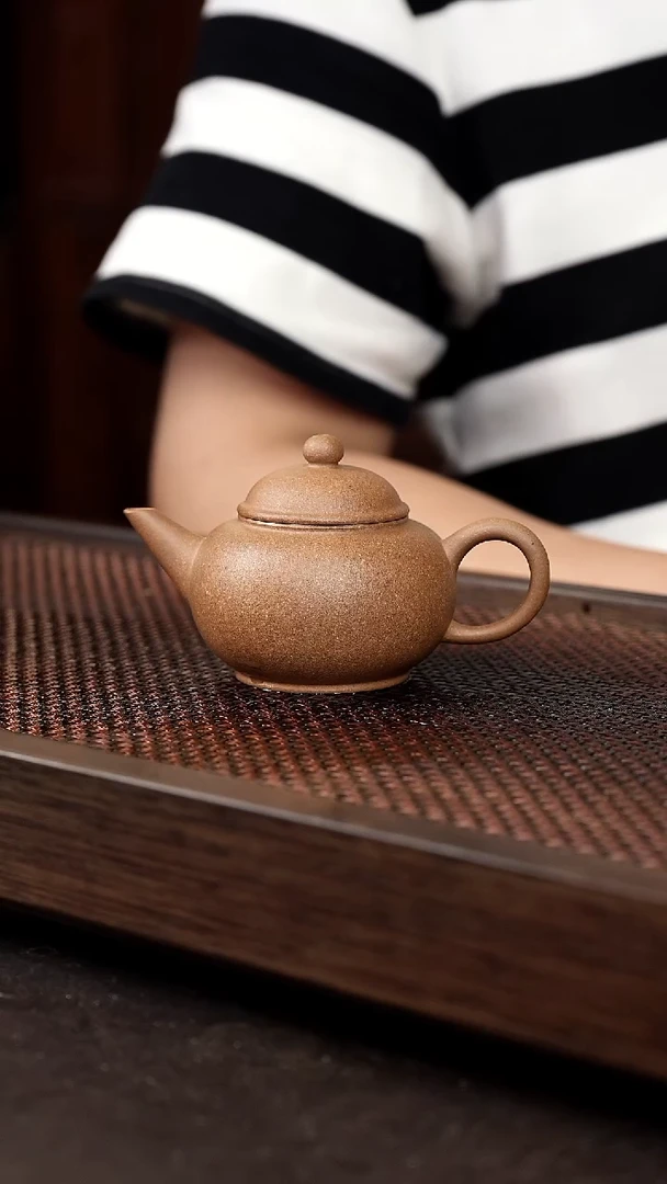 茶壶紫砂芝麻绿水平