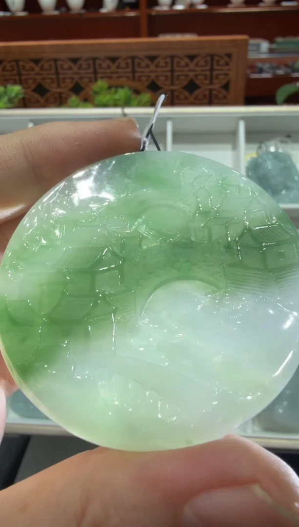 未镶嵌挂件翡翠A货翡翠多样性孤品